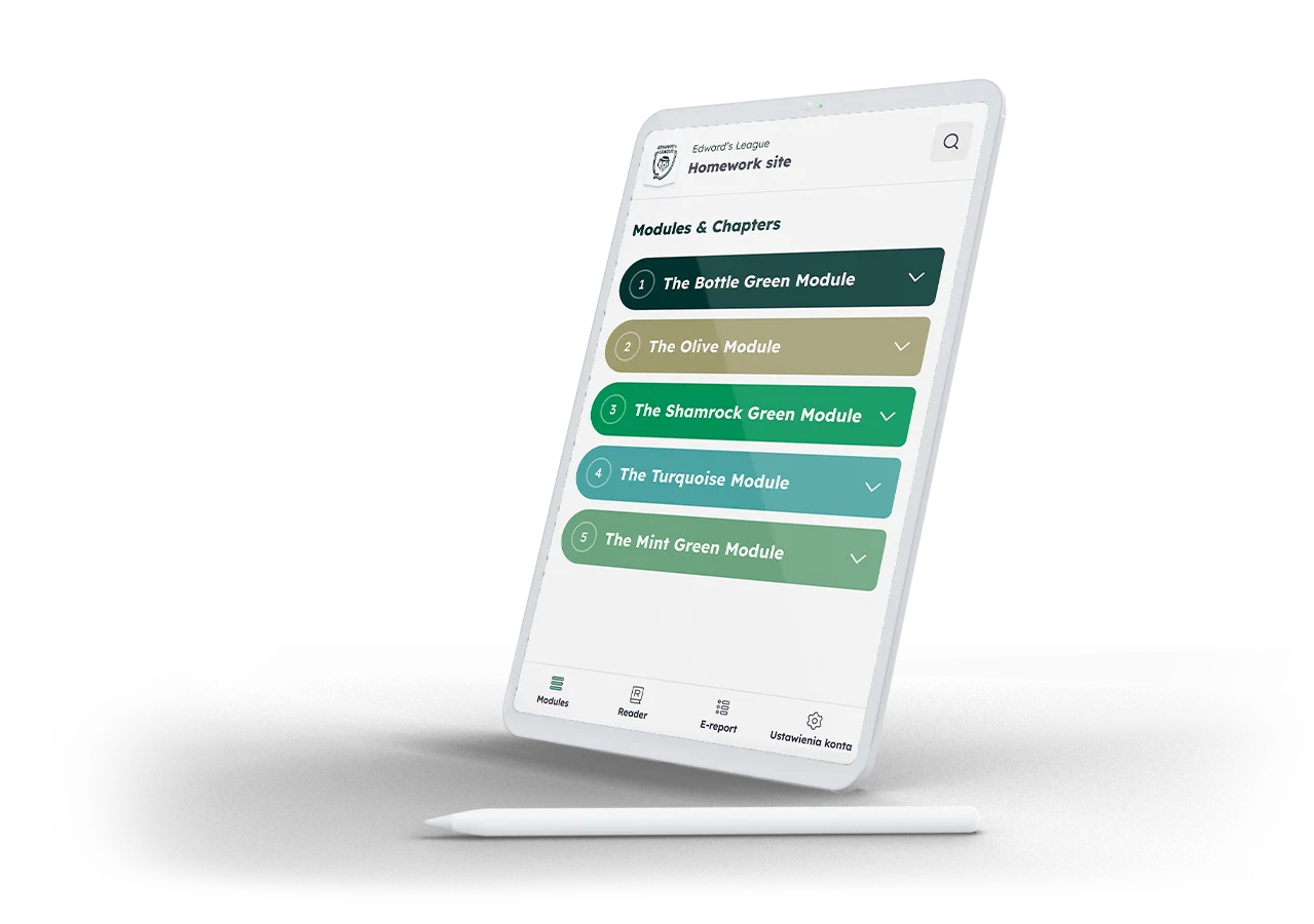 Aplikacja Homework Site – Edward's League